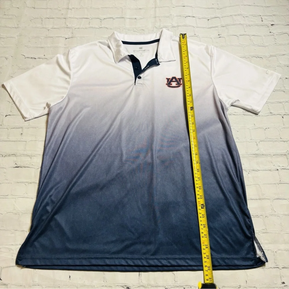 Auburn Tigers Men's XL Colosseum Magic Team Logo Polo Shirt Performance